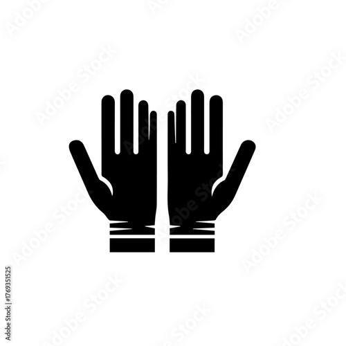 Medical Sterile Gloves Vector Illustration