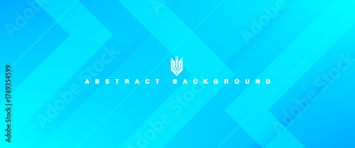 abstract blue background. Bright colored abstract geometric background with blue gradient color combination.