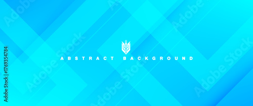 abstract blue background. Bright colored abstract geometric background with blue gradient color combination.