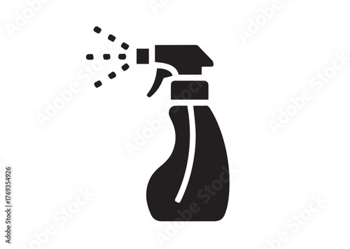 Antiseptic medical spray icon, Antiseptic medical spray silhouette vector