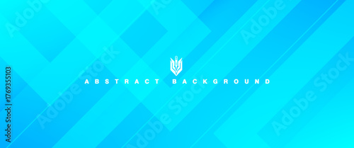 abstract blue background. Bright colored abstract geometric background with blue gradient color combination.