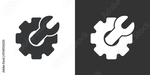 Tool Settings icon. Solid glyph series icon