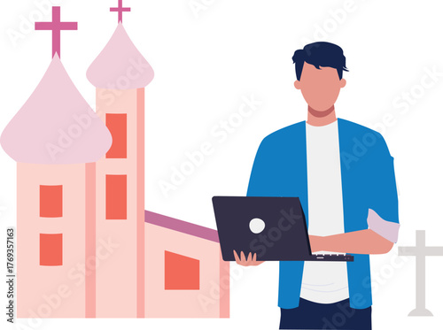 Boy is finding church location