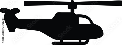 a beautiful helicopter silhouette
