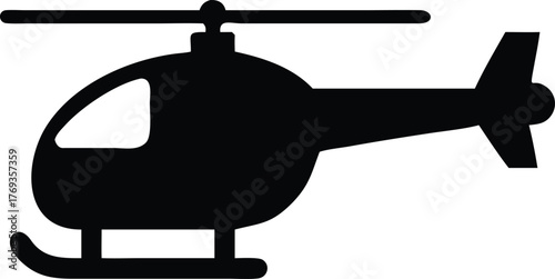 a beautiful helicopter silhouette