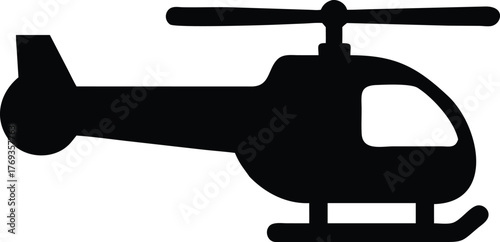 a beautiful helicopter silhouette