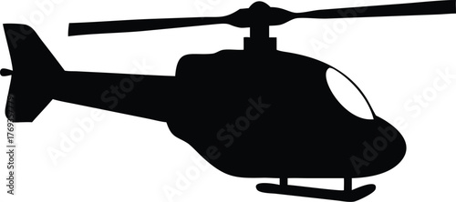 a beautiful helicopter silhouette