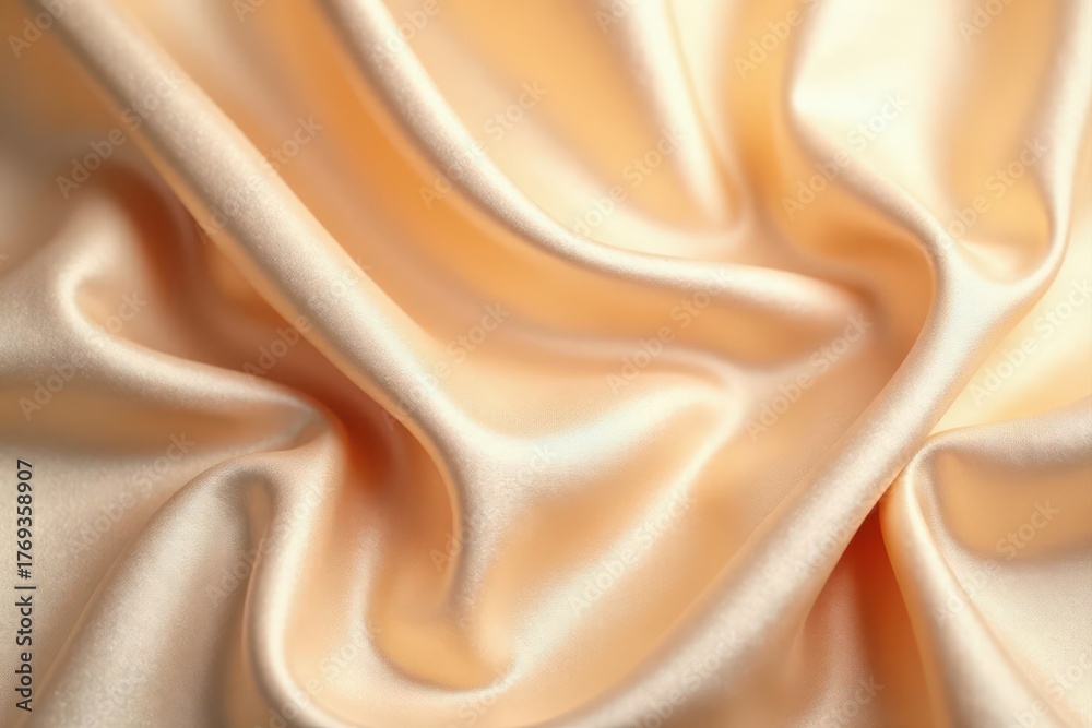 Obraz premium Subtle gold silk texture, soft pastel hues, vintage elegance , beauty, gold