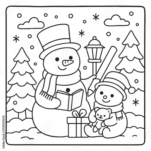 cute candle with holly bold & easy cute christmas coloring page, Whimsical Gingerbread House Coloring Pages for Kids & Adults, Christmas Coloring Pages, bold & easy cozy winter coloring book pages,