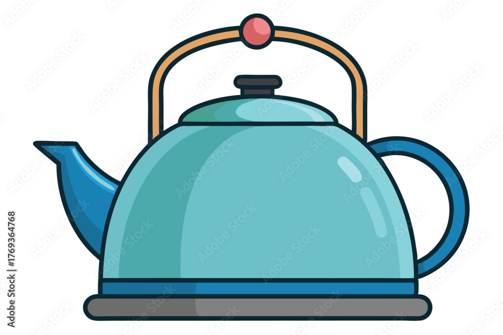 Obraz premium camping kattle on white background