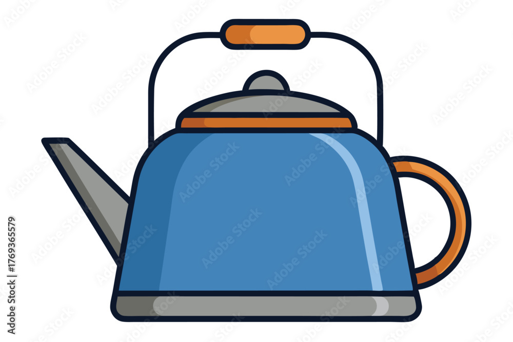 Obraz premium camping kattle on white background