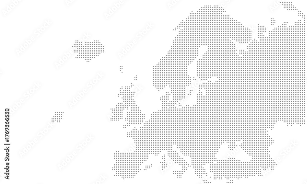 Fototapeta premium Vektor - Europakarte 