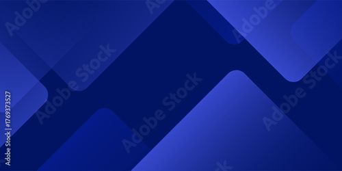 Abstract blue background. Modern simple blue geometric design. Minimal shapes. Suit for booklet, brochure, banner, poster, website, flyer, cover, corporate, backdrop. Vector illustration
