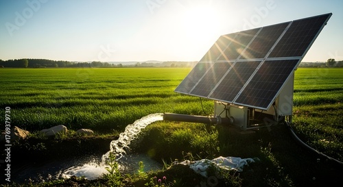 Celebrating Africa Industrialization Day: Sustainable solar technology drives modern irrigation, powering agriculture and promoting green industrial growth across vast fields.