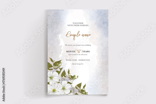Save the date wedding invitation templates