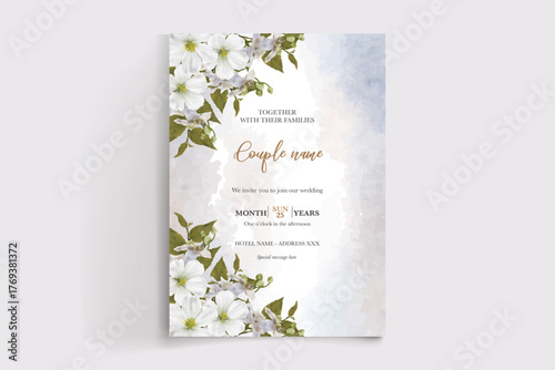 Save the date wedding invitation templates