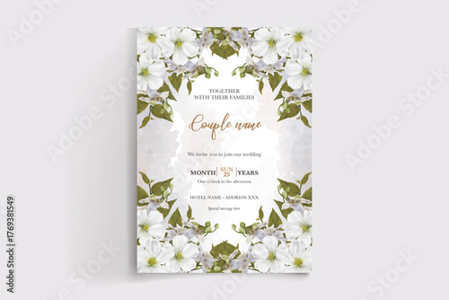 Save the date wedding invitation templates