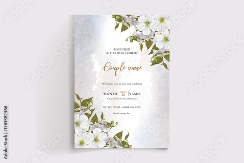 Save the date wedding invitation templates