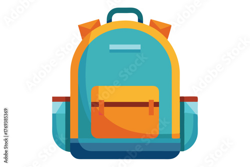 travel bag isolated on white