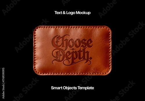 Leather Patch Mockup