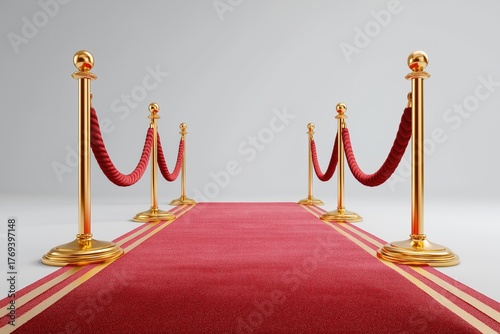 Walk the red carpet to success and celebrate your brand with this elegant entrance, perfect for making a stunning first impression at your next event