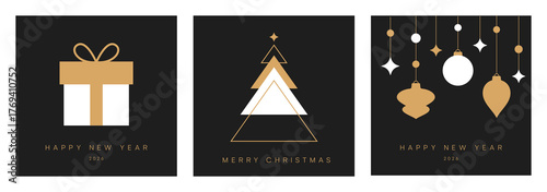 Elegant Holiday Greetings Featuring Modern Design Elements That Celebrate the Season Joyfully