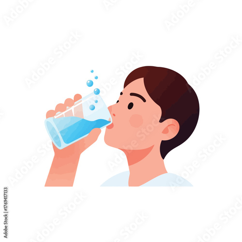 Stay hydrated with refreshing water - a healthy lifestyle choice now