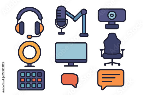 Essential gear setup for live streaming, podcasting, and digital content creation