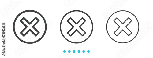 Bad Feedback icon. Thin line icon vector