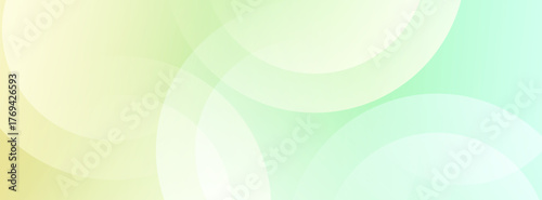 Abstract banner with overlapping circles and soft gradient background in pastel colors for website header