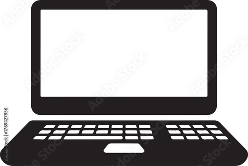 Laptop Computer Graphic Vector Portable Device Keyboard Display Illustration Technology Electronic Tool Communication Internet Icon
