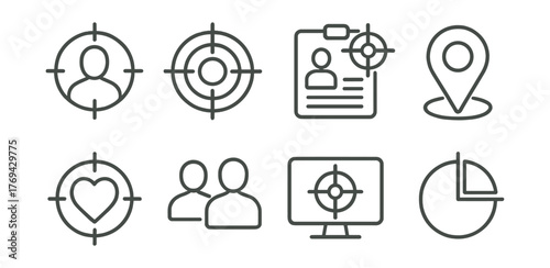 Set of icons for a computer game