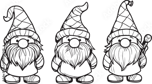 A cute cartoon vector illustration of two birds on a branch, perfect for a coloring book design or funny animal sketch