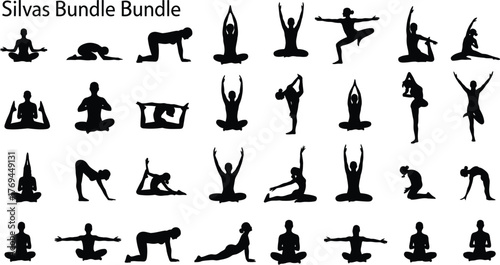 Illustration of yoga pose