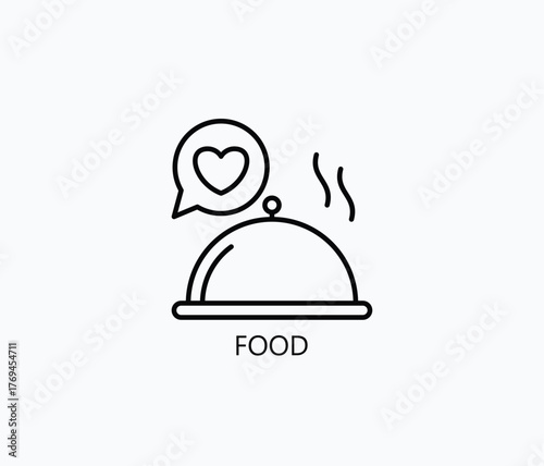 Food Icon Or Logo Isolated Vector Illustration
