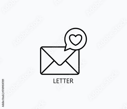 Letter Icon Or Logo Isolated Vector Illustration