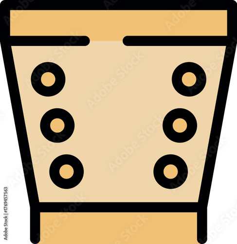 Refreshing boba tea cup with tapioca pearls, showcasing the delightful flavor of a bubble tea beverage