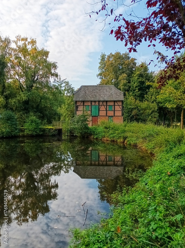 Historische Wassermühle in Schermbeck bei Wesel