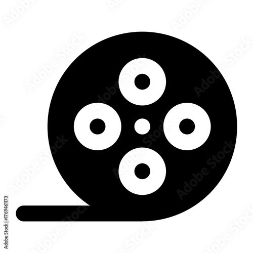 camera film icon for illustration