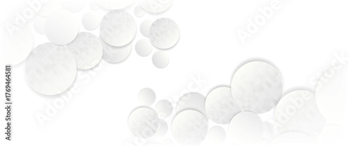 Abstract colorful blur bokeh lights for background. abstract colorful modern transparency circle presentation background. texture background with abstract circles of different sizes.