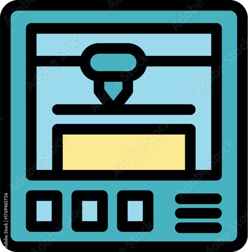Modern 3d printer creating a three dimensional object, showcasing advanced additive manufacturing technology