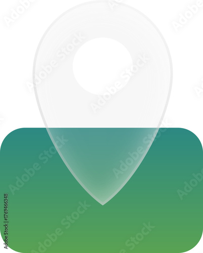 Ikon Lokasi 3D – 3D Location Pin Icon