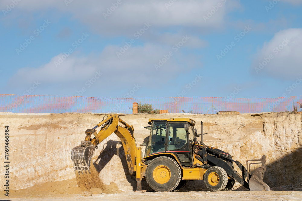 Obraz premium bulldozer