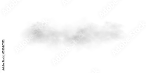 Rising Dark Smoke Texture Overlay for Graphic Design PNG