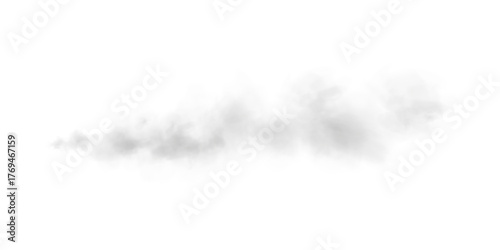 Rising Dark Smoke Texture Overlay for Graphic Design PNG