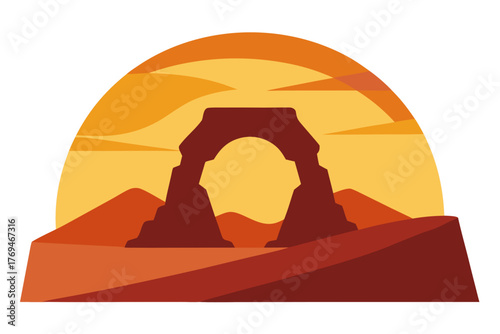 vector illustration of a egyptian pyramids