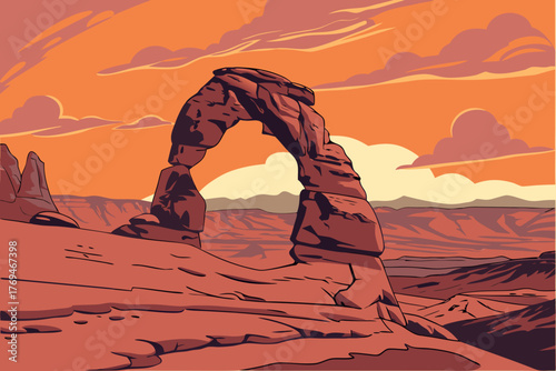 desert landscape with desert