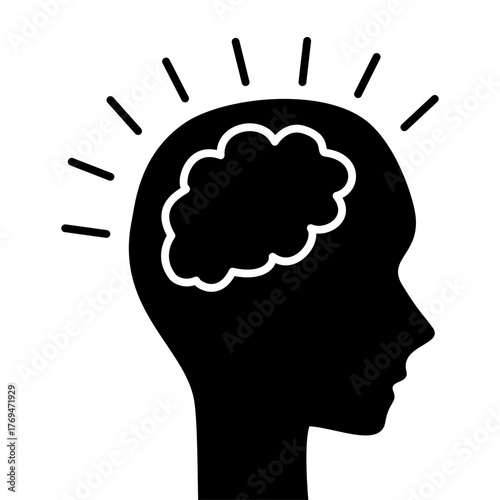 Realization Solution Awareness Understanding Comprehension Person Head Graphic