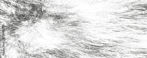 Gritty noise furry surface. Distressed background with vector dust dots texture, similar to fur. Retro overlay effect with distressed speckle and grit particle overlay for poster, flyer, banner