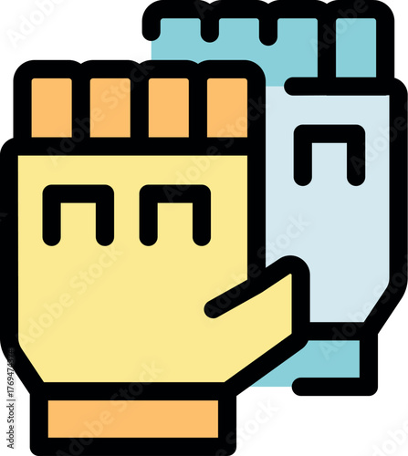 Warm knitted gloves providing comfort and protection during cold winter days